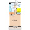 フォレスト 1Kの間取り