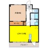 アクシス三本木 1LDKの間取り