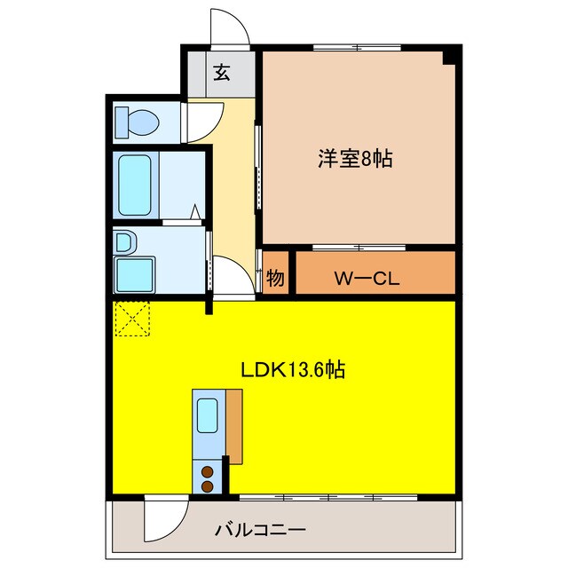 間取り図 アクシス三本木