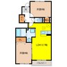 ユナイテッドステージ　Ａ 2LDKの間取り