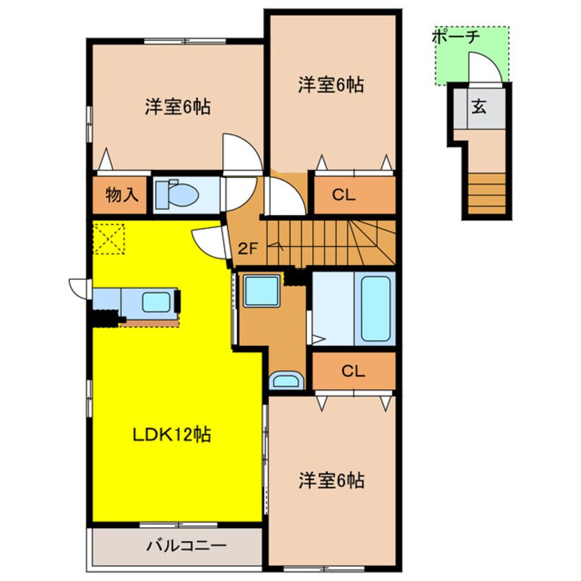 間取図 ユナイテッドステージ　Ａ