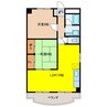 東新ビル 2LDKの間取り