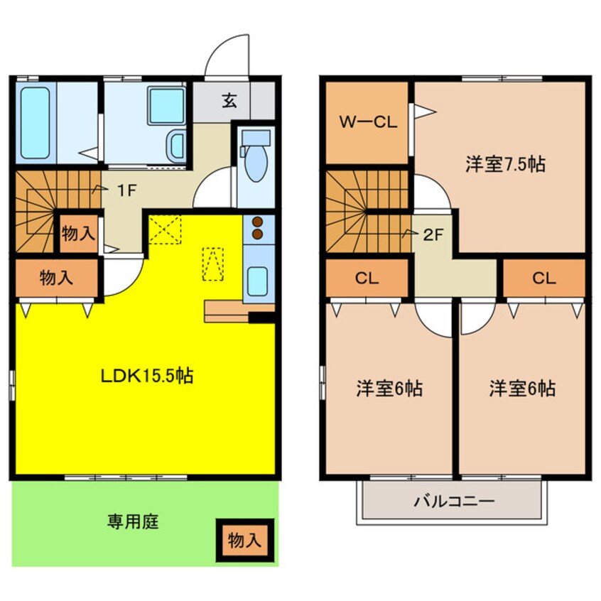 間取図 リビングタウン中野Ⅰ