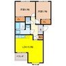 オアシスＩＴＯ 2LDKの間取り