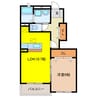 リアン 1LDKの間取り