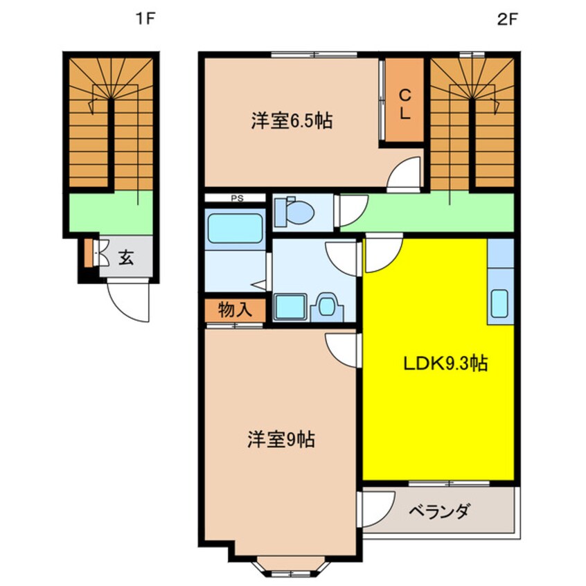 間取図 グランシャリオ