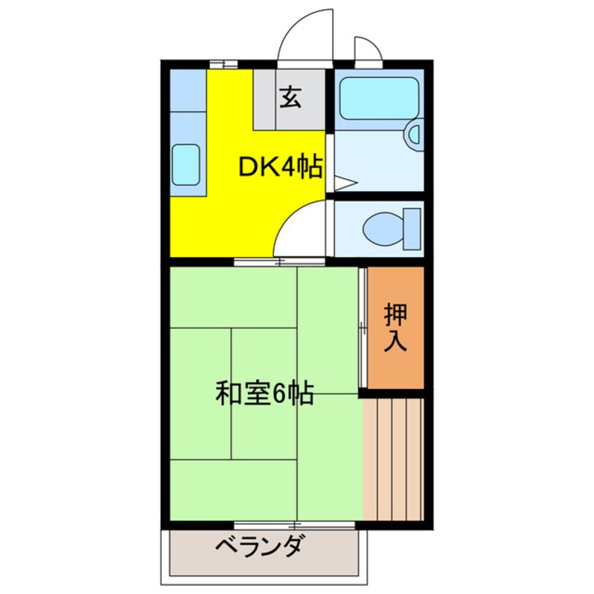 間取図 パナハイツ木呂