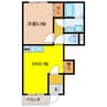 コンフォートナナ 1LDKの間取り