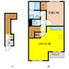 コンフォートナナ 1LDKの間取り