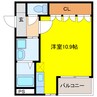 さくらｓｑｕａｒｅ 1Rの間取り