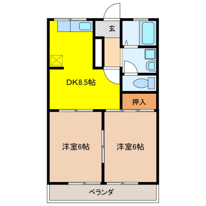 間取図 クオレ108
