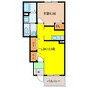 マロンⅡＡ 1LDKの間取り