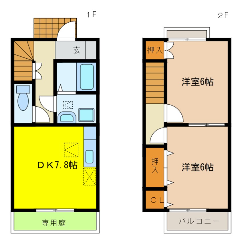 間取図 Duplex　Bloom