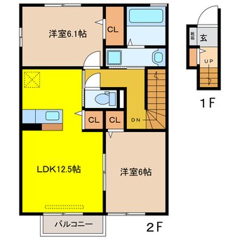 間取図 ＯＮＥ　ＰＩＥＣＥ