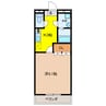 アクアレジェンド 1Kの間取り
