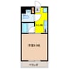 ウランタワー 1Kの間取り