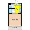ウランタワー 1Kの間取り