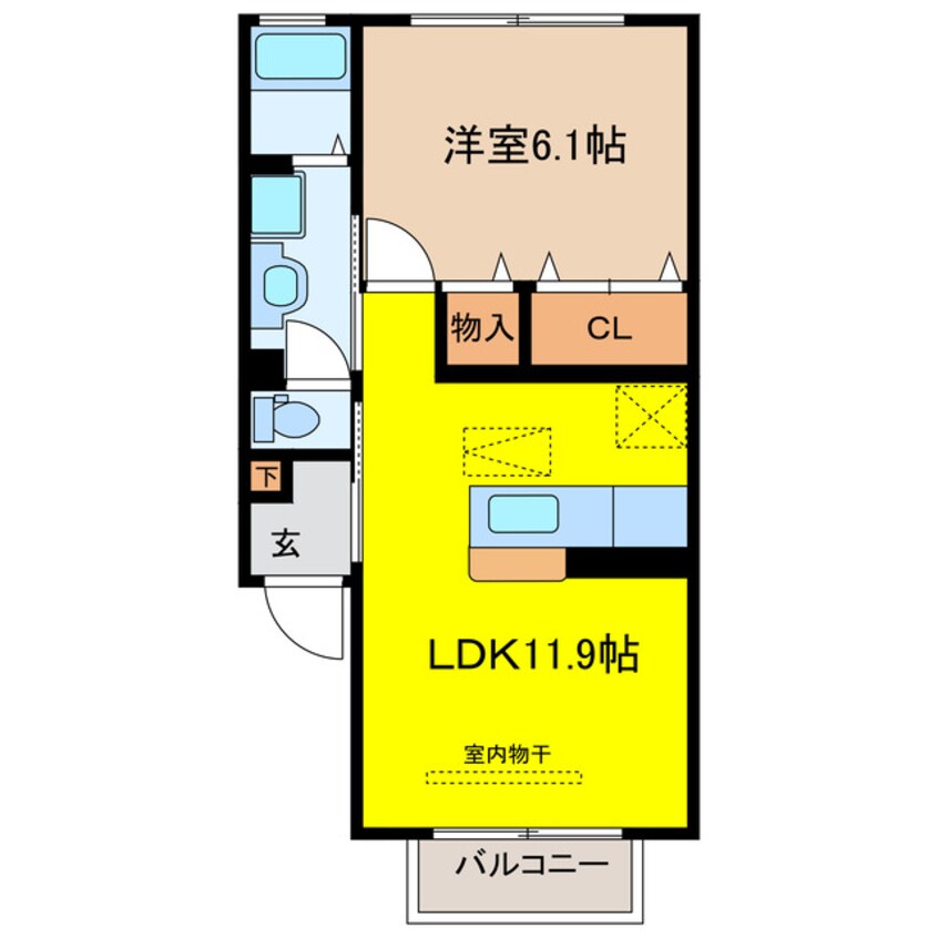 間取図 サン・ハイム和