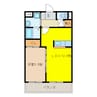 ヴァイスハイム　北棟 1LDKの間取り