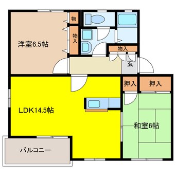 間取図 セントラル長松Ｃ