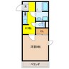 アメニティプレイス 1Kの間取り