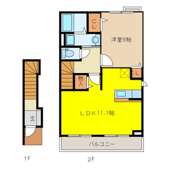 間取図 アクアオアシスⅠ