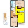 セレッソ・フローラーリアＡ 2LDKの間取り