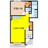 フィオーレ 1LDKの間取り