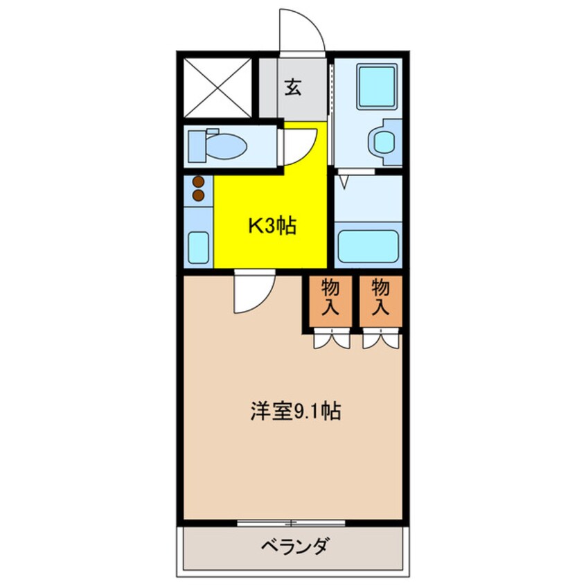 間取図 シェモア