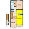 ブローテ10 2LDKの間取り