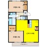 セジュール花水木 2LDKの間取り