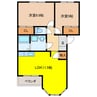 オンテール 2LDKの間取り