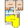 オンテール 2LDKの間取り