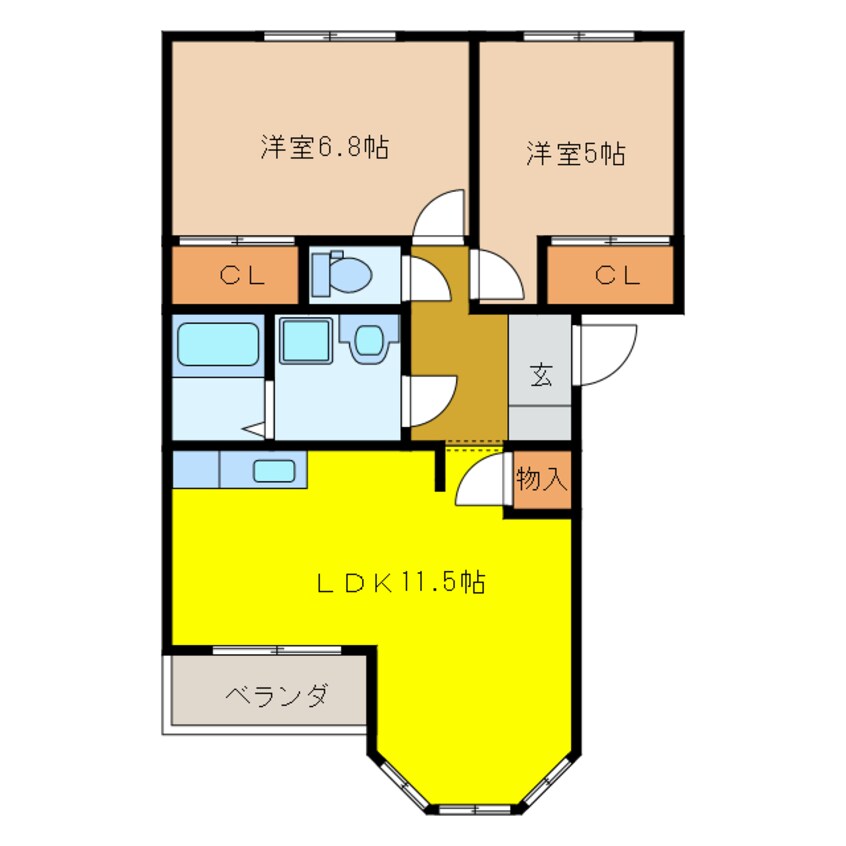 間取図 オンテール