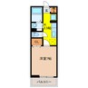 ルーチェ 1Kの間取り