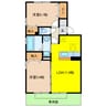 アンレーヴＡ 2LDKの間取り