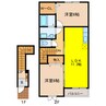プラシード11 2LDKの間取り