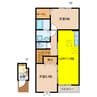 シェリスタ 2LDKの間取り
