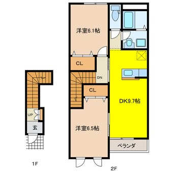 間取図 ファミリーハウス禾森