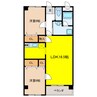 リリカルはぎなが 2LDKの間取り