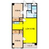 リリカルはぎなが 2LDKの間取り