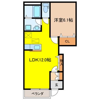 間取図 パークヒルズＭＫＳ