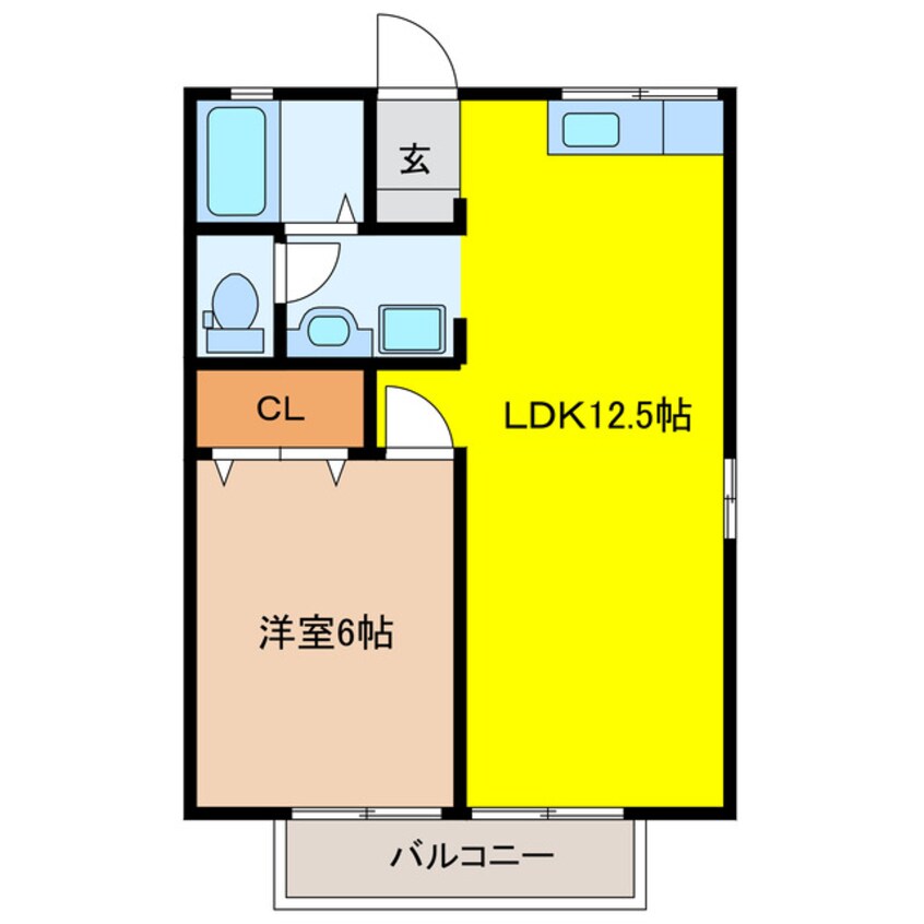 間取図 フラッツ内原