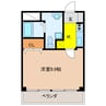 Ｉ･Ｓ･Ｍ　Ⅲ 1Kの間取り