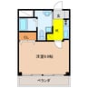 Ｉ･Ｓ･Ｍ　Ⅲ 1Kの間取り