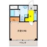 Ｉ･Ｓ･Ｍ　Ⅲ 1Kの間取り