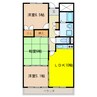 アプレシエ 3LDKの間取り