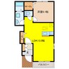 グレイスフル 1LDKの間取り