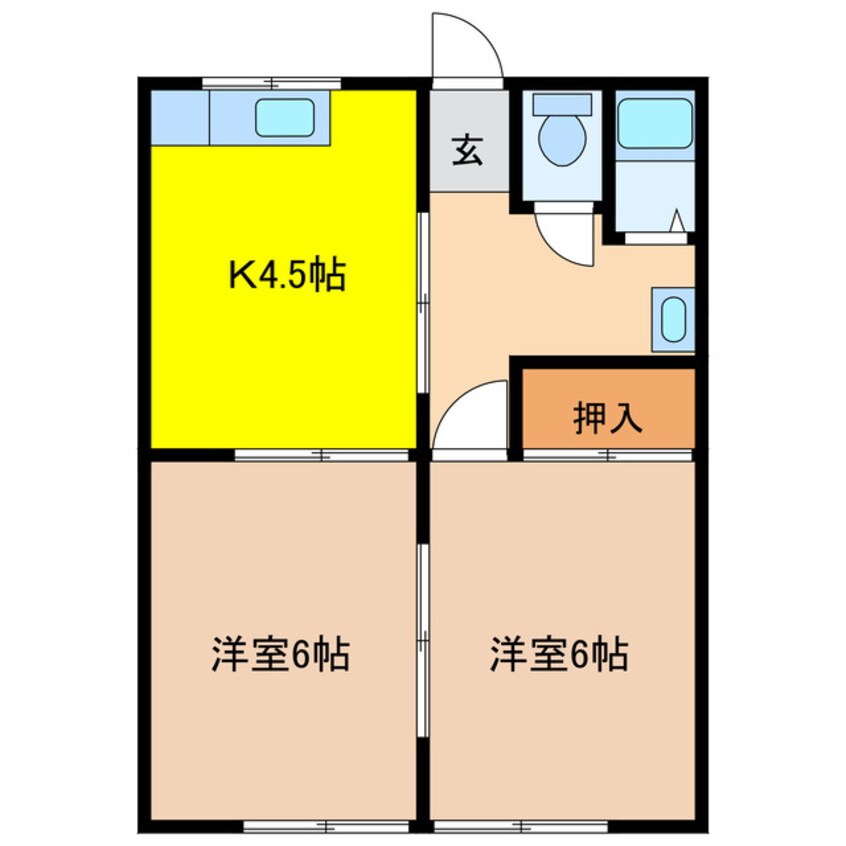 間取図 アルテール宮代