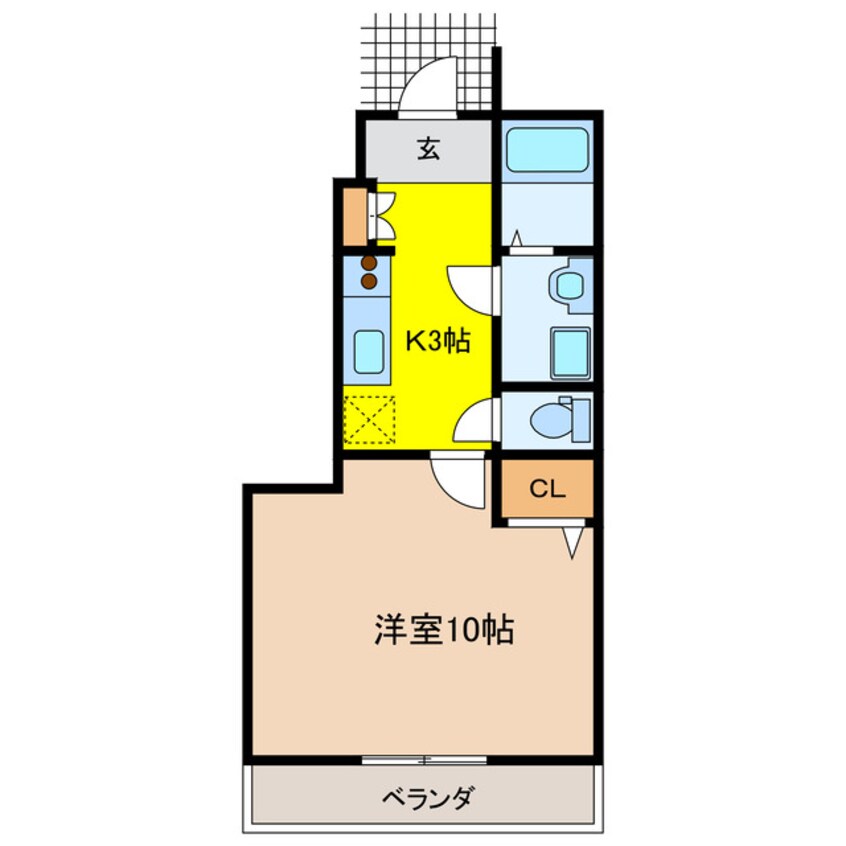 間取図 ラルーチェＡ